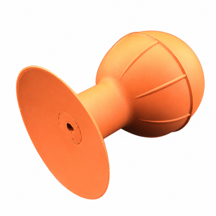 LY-65 Orange Manual Vacuum Pickup Bulb, 65 mm