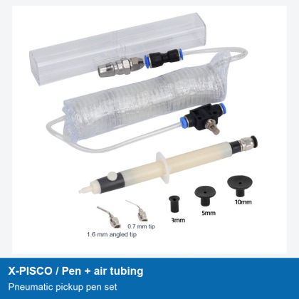 X-PISCO Pneumatic Vacuum Pickup Pen and Air Tubing Set