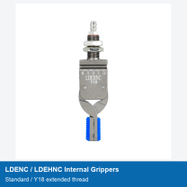 LDENC LDEHNC Linked Pneumatic Internal Grippers, Standard and Y18 Extended Thread