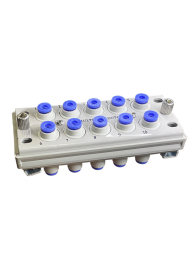 KDM10 KDM20 Multi-Tube Pneumatic Connectors, 4-8 mm