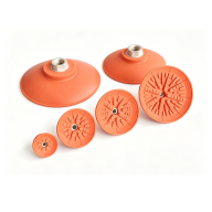 SFF Flat NBR Vacuum Suction Cups for Oily Sheet Metal, 30–125 mm