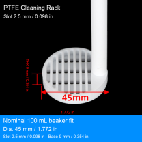 D45 mm (1.772 in) / Slot 2.5 mm (0.098 in)