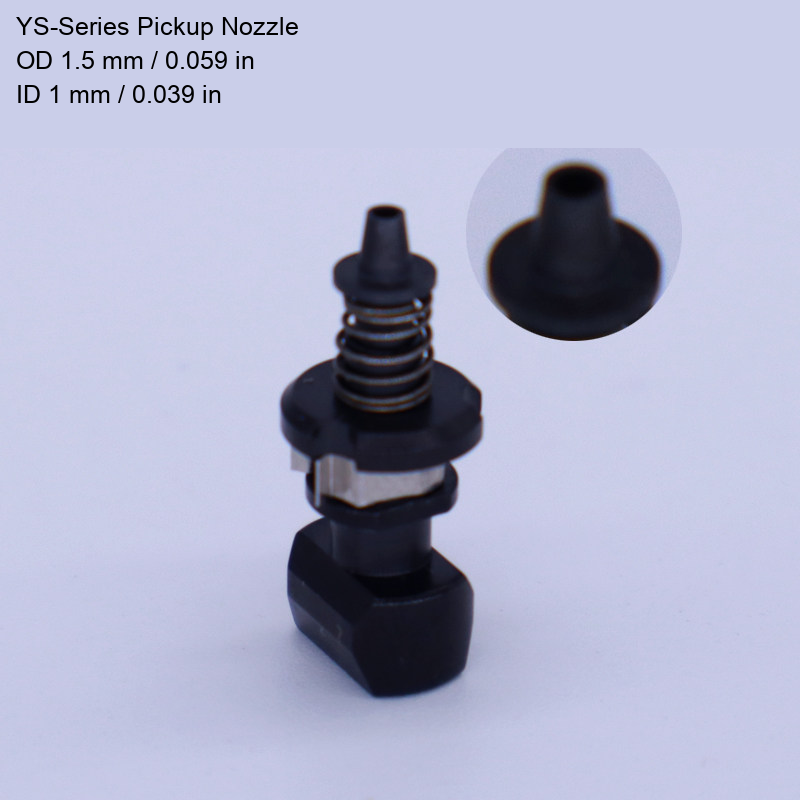 YS Tip — OD 1.5 / ID 1 mm (0.059 / 0.039 in)