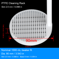 D90 mm (3.543 in) / Slot 2.5 mm (0.098 in)