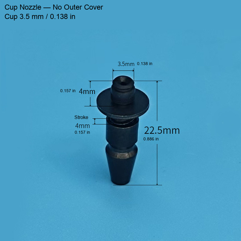 Samsung-type SMT vacuum nozzle 10: original product photograph in English