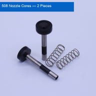 500–508 Black-Tip Vacuum Nozzle Replacement Cores, 2 Pieces