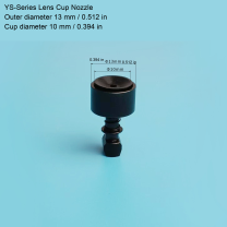 YS Lens Cup — OD 13 / Cup 10 mm (0.512 / 0.394 in)
