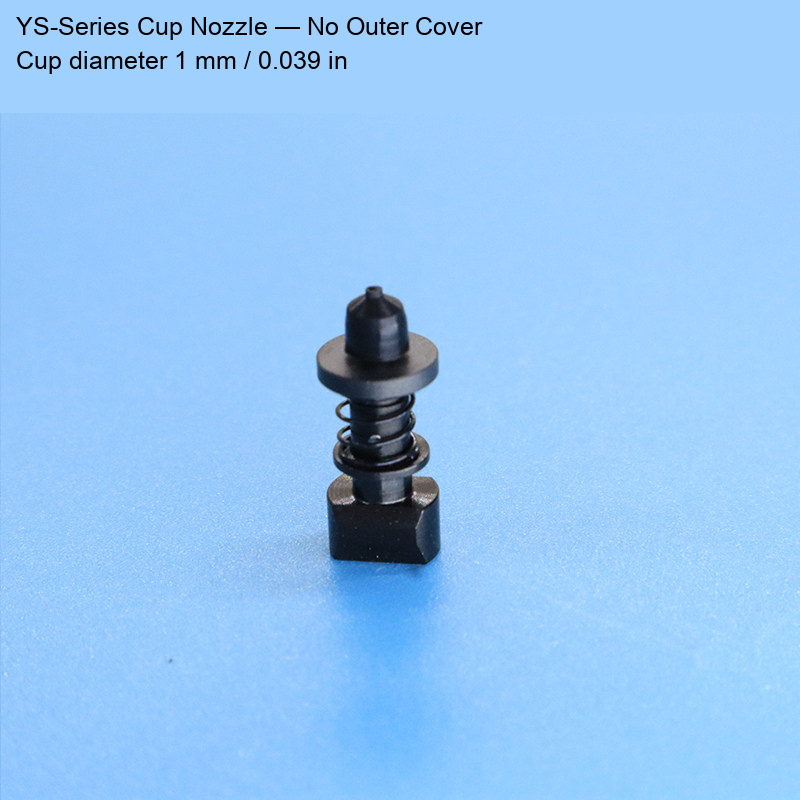 YS-series vacuum pickup nozzle 17: original product photograph in English