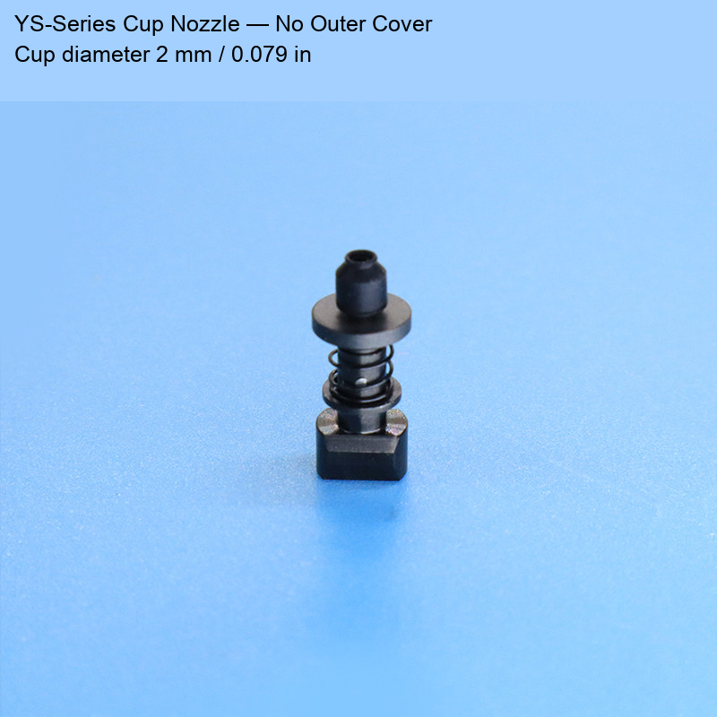 YS-series vacuum pickup nozzle 19: original product photograph in English
