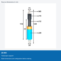 20-003 | Telescopic support
