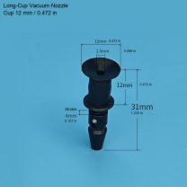 Long Cup — 12 mm / 0.472 in