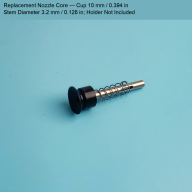 Spring-Loaded Vacuum Nozzle Assemblies and Replacement Cores — 1–16 mm, 7 mm Connection