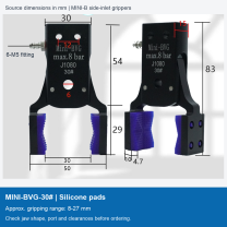 MINI-BVG-30# | Silicone pads