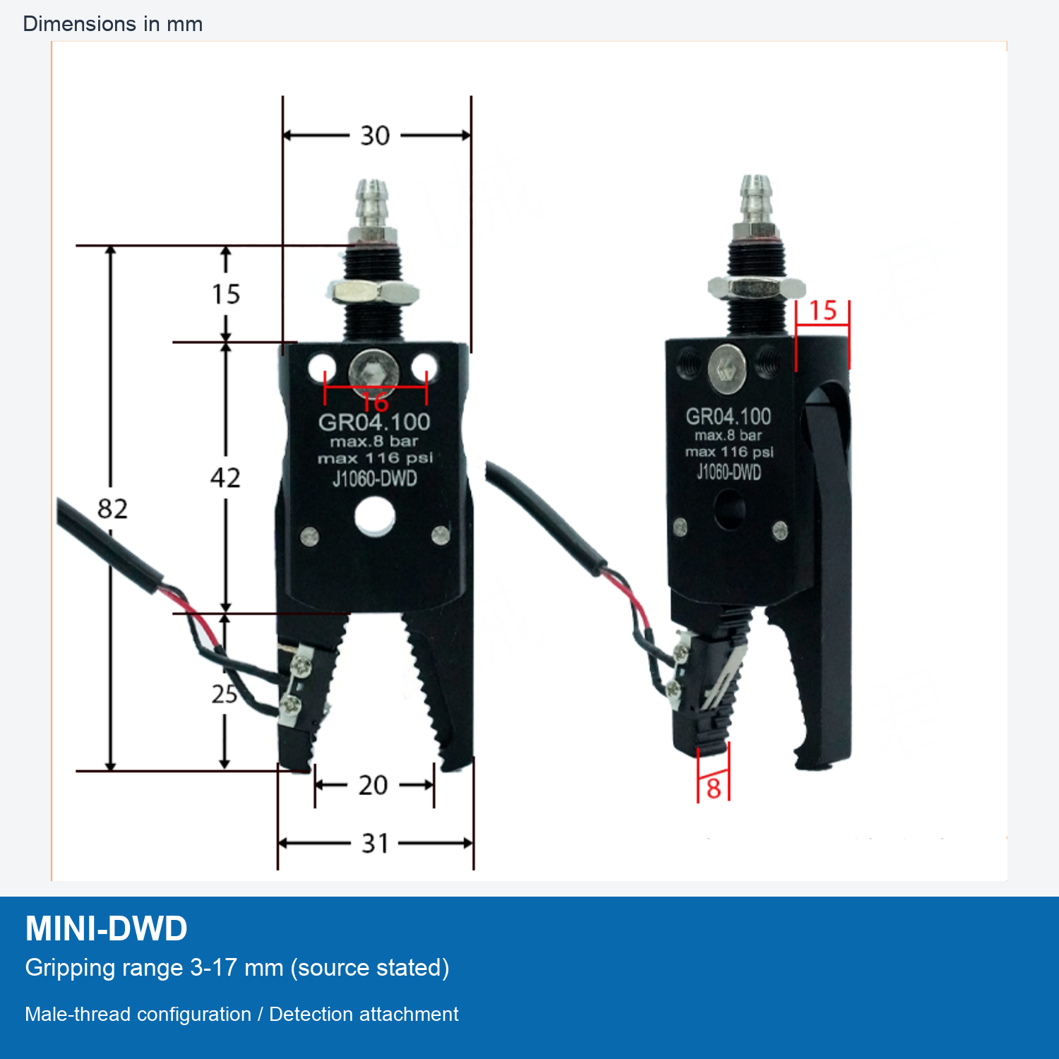 MINI-DWD | 3-17 mm grip