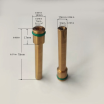 Brass Sleeve — H78 mm / 3.071 in, M5 Female