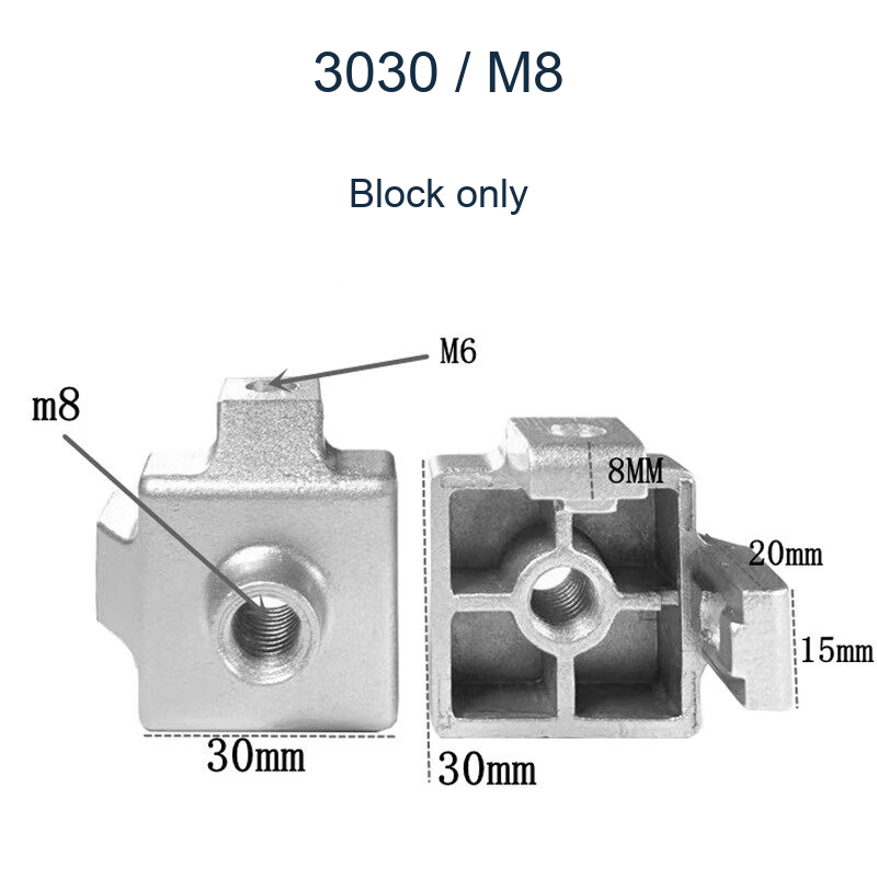 3030 M8 / Block only