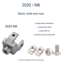 2020 M6 / Block, bolts and nuts
