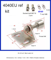 EU 40 ref / Bent catch kit — original photograph and dimensions