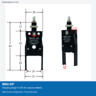 MINI-A and MINI-D Pneumatic Grippers, Standard, Shaped and Silicone-Padded Jaws