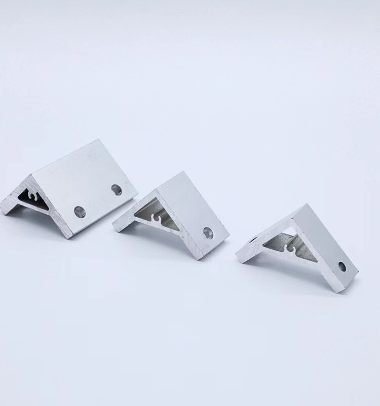 Original loose extruded aluminum angle brackets