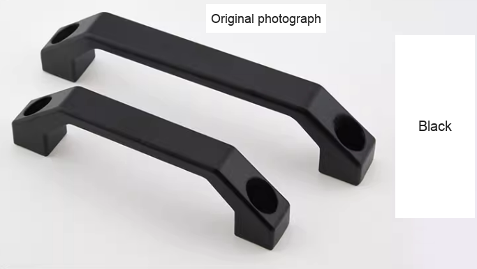 Original black aluminum U-handle photograph; picture count is not supplied quantity