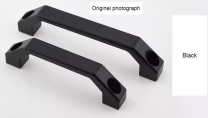 Original black aluminum U-handle photograph; picture count is not supplied quantity