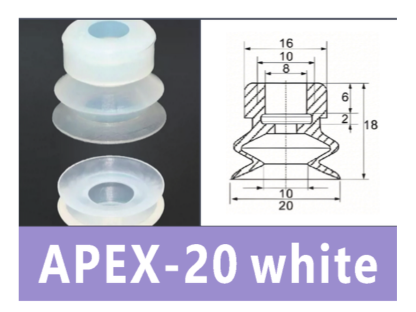 White APEX20 | BOLTTE-BOC-WHITE-APEX20 | PDF product card