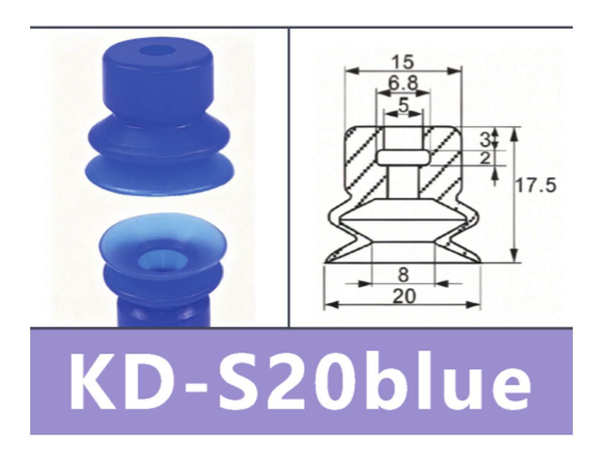 Blue KD-S20 5 mm Mount | BOLTTE-BOC-BLUE-KD-S20-5-MM-MOUNT | PDF product card