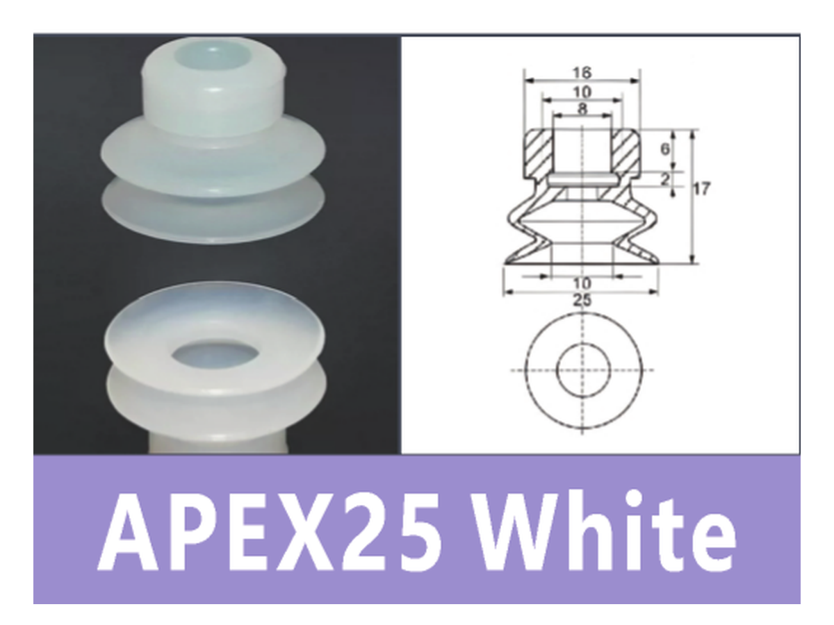 White APEX25 | BOLTTE-BOC-WHITE-APEX25 | PDF product card