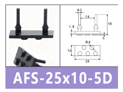 Black AFS-25*10MM-5D Gripper Pad | BOLTTE-BOC-BLACK-AFS-25-10MM-5D-GRIPPER-PAD | PDF product card