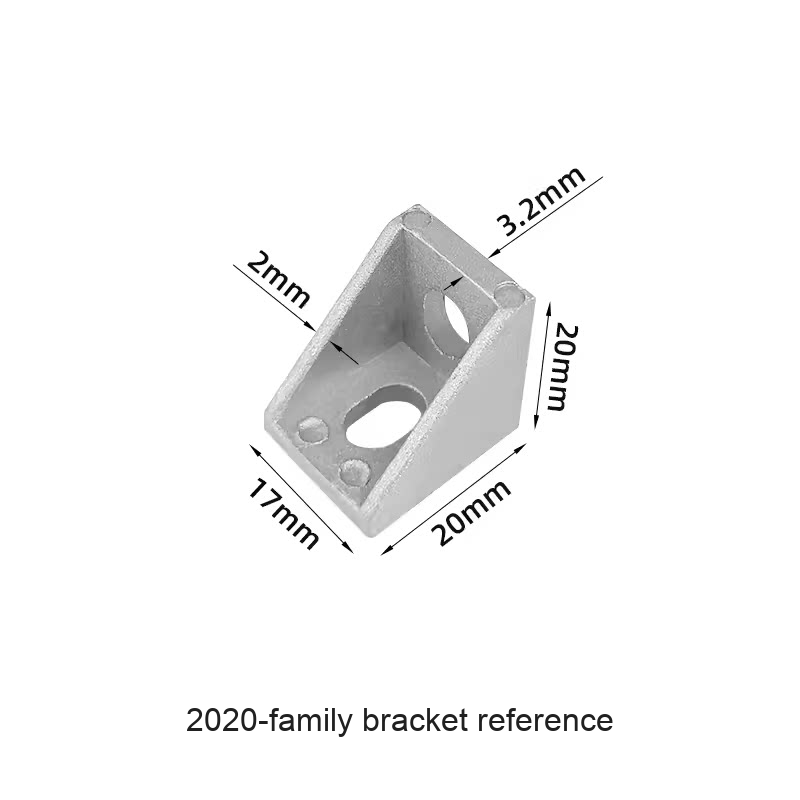 2020-family bracket reference — original photograph; verify selected SKU dimensions