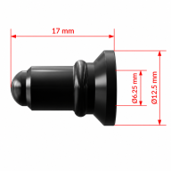 Custom EPDM Aseptic Sampling Valve Seal, 17 mm