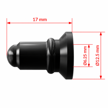 Custom EPDM Aseptic Sampling Valve Seal, 17 mm