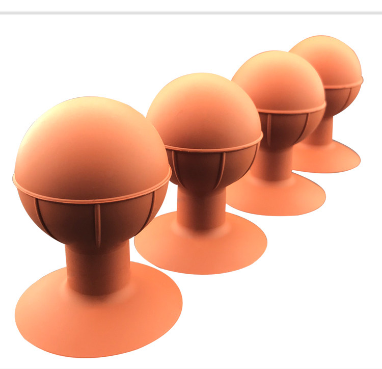 Orange silicone vacuum pickup bulb real product views