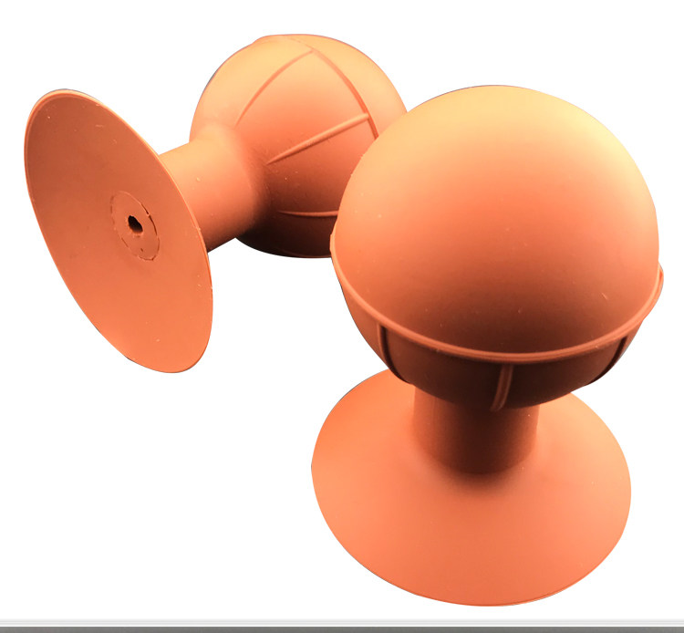 Orange silicone vacuum pickup bulb real product views