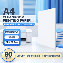 A4 White – 80 gsm – 250 Sheets, cleanroom printing paper
