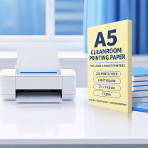 A5 Light Yellow – 72 gsm – 250 Sheets, cleanroom printing paper