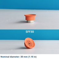 SFF Flat NBR Vacuum Suction Cups for Oily Sheet Metal, 30–125 mm