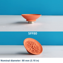 SFF80 — Ø80 mm (3.15 in), Orange original side and underside photographs