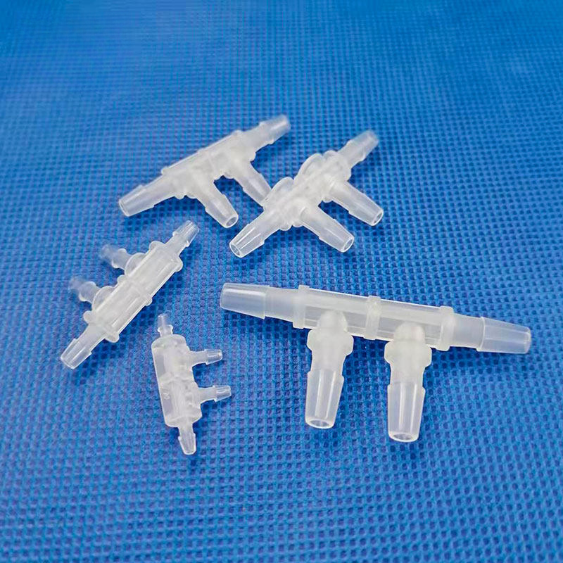 Plastic F-Type Three-Way and Side Four-Way Hose-Barb Connectors original product view 5