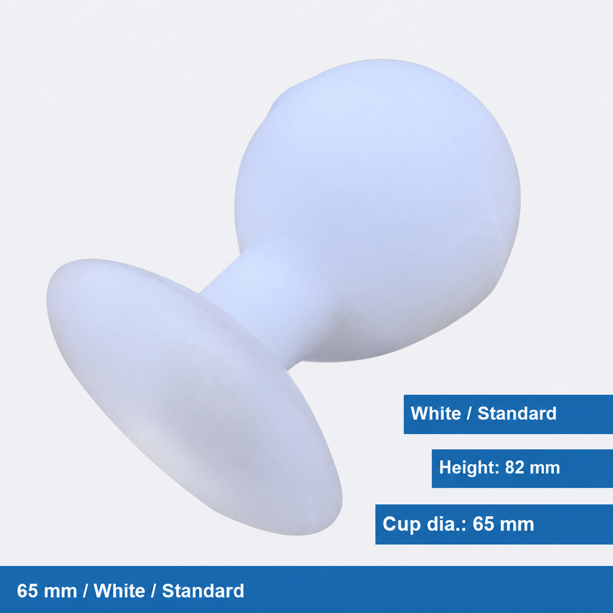 White / 65 mm / Standard, height 82 mm