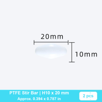 PTFE Magnetic Stir Bars - Cross, Cylindrical, H-Series, Eight-Tooth and Spherical, 2 Pieces