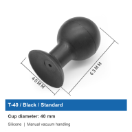 T-Series Manual Vacuum Suction Bulbs for Glass and LCD Handling