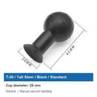 T-Series Manual Vacuum Suction Bulbs for Glass and LCD Handling