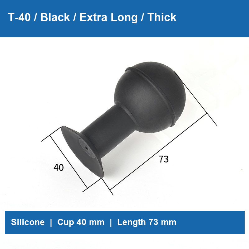 T-40 / Black / Extra Long / Thick