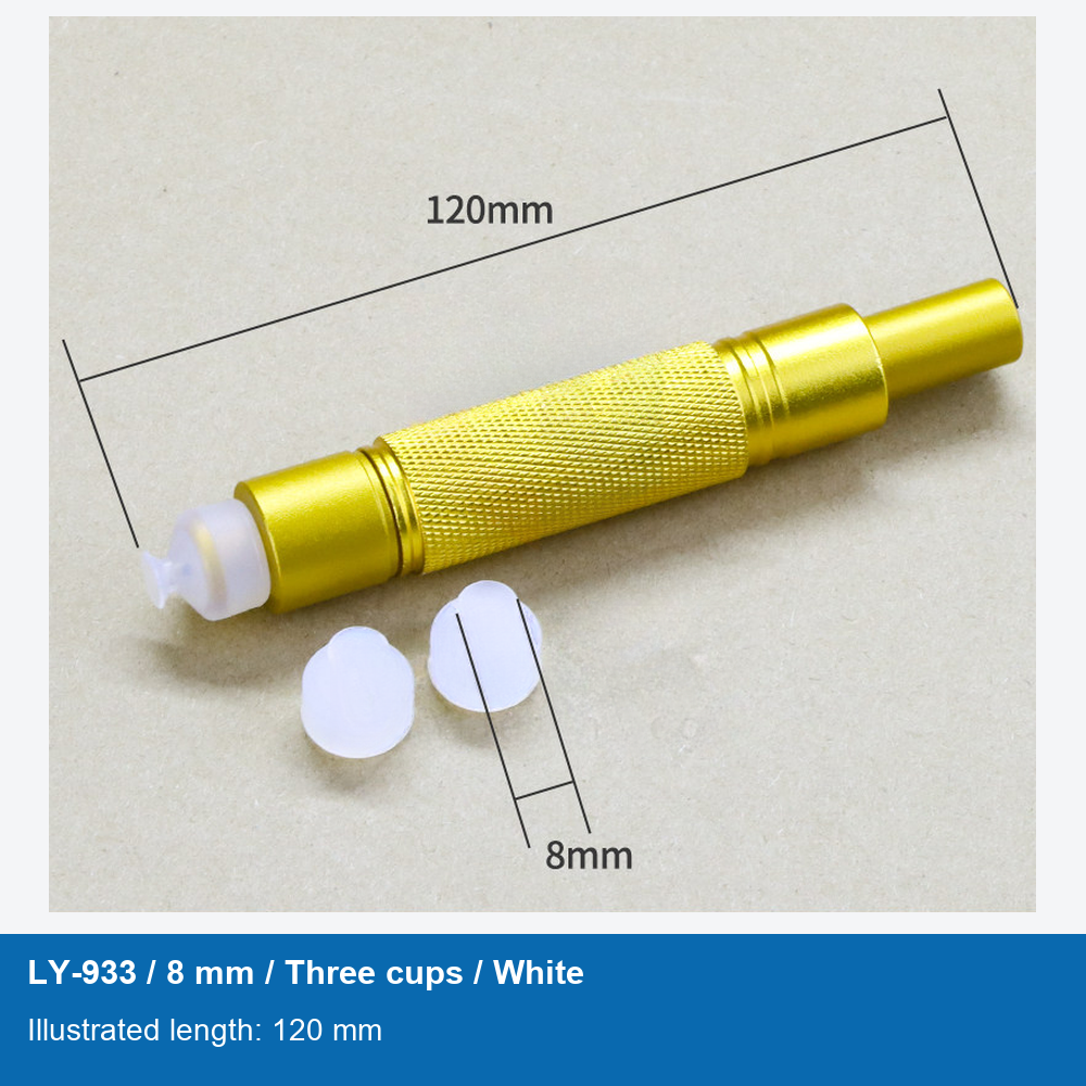 LY-933 / 8 mm / Three cups / White