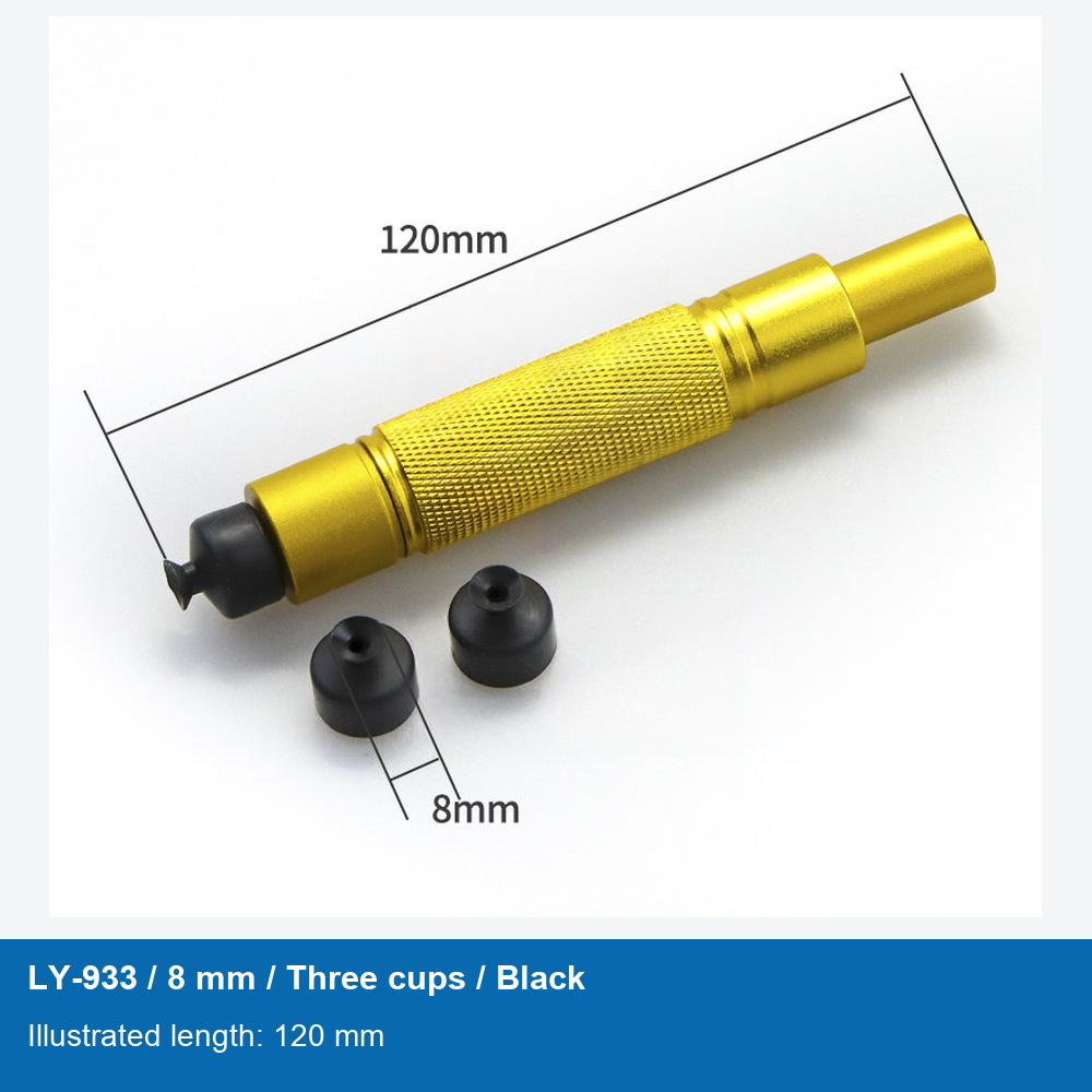 LY-933 / 8 mm / Three cups / Black