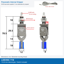 LDEHNC Y18 / 13-24 mm internal grip / Switch included