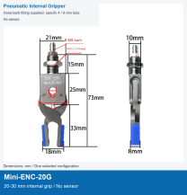 Mini-ENC-20G / 20-30 mm internal grip / No sensor