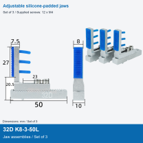 32D K8-3-50L / Jaw assemblies / Set of 3